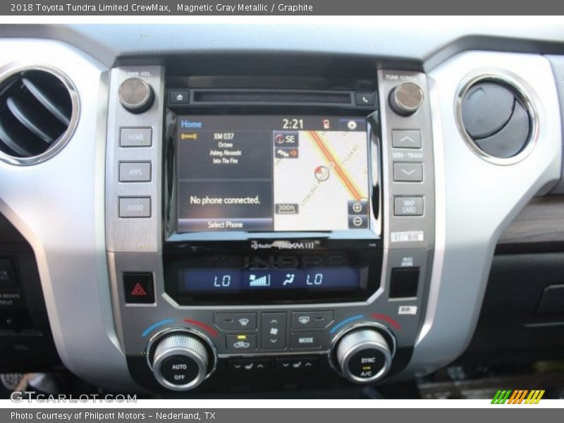 Magnetic Gray Metallic / Graphite 2018 Toyota Tundra Limited CrewMax