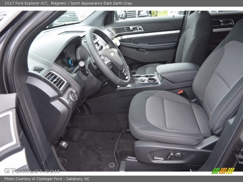 Magnetic / Sport Appearance Dark Earth Gray 2017 Ford Explorer XLT