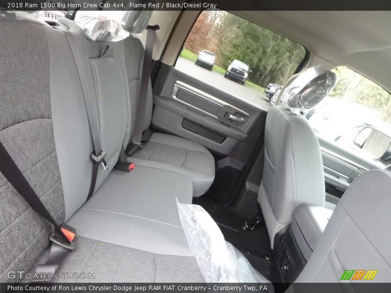 Flame Red / Black/Diesel Gray 2018 Ram 1500 Big Horn Crew Cab 4x4