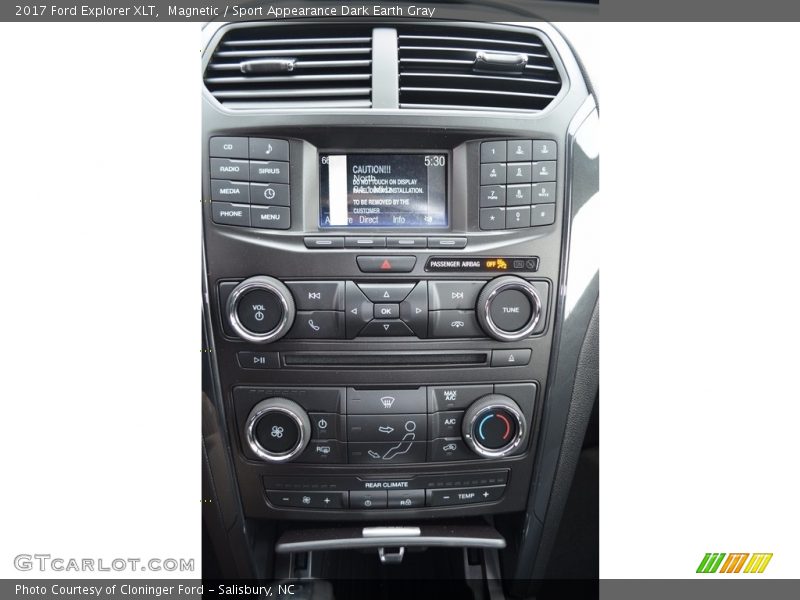 Magnetic / Sport Appearance Dark Earth Gray 2017 Ford Explorer XLT