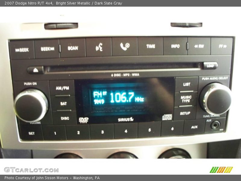 Bright Silver Metallic / Dark Slate Gray 2007 Dodge Nitro R/T 4x4