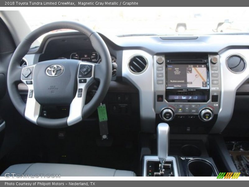 Magnetic Gray Metallic / Graphite 2018 Toyota Tundra Limited CrewMax