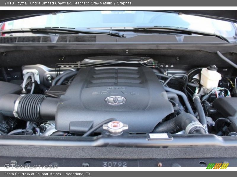 Magnetic Gray Metallic / Graphite 2018 Toyota Tundra Limited CrewMax