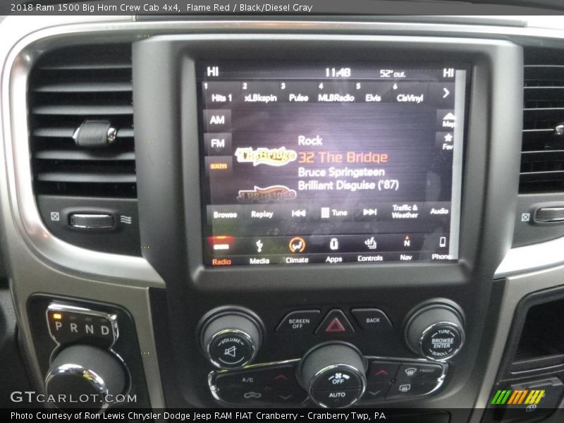 Flame Red / Black/Diesel Gray 2018 Ram 1500 Big Horn Crew Cab 4x4