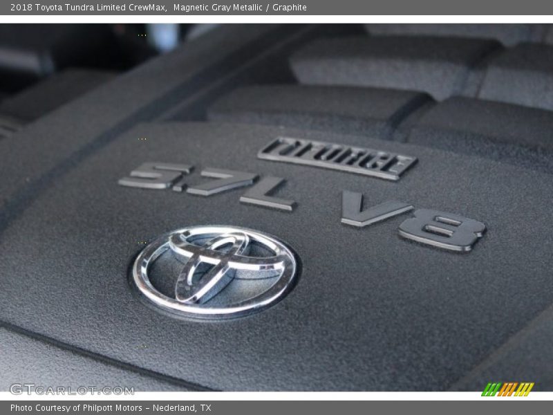 Magnetic Gray Metallic / Graphite 2018 Toyota Tundra Limited CrewMax