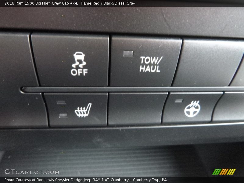 Flame Red / Black/Diesel Gray 2018 Ram 1500 Big Horn Crew Cab 4x4