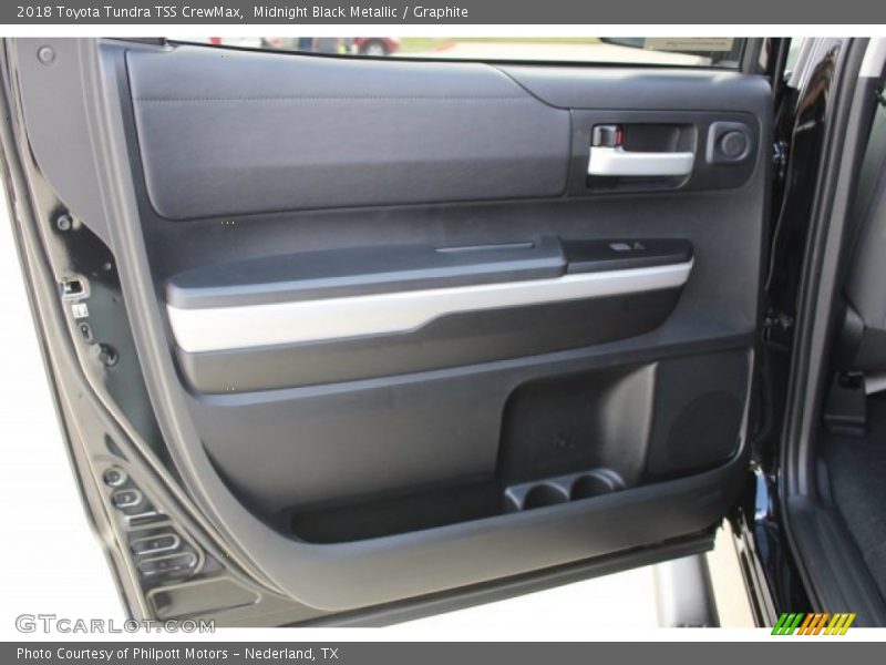 Midnight Black Metallic / Graphite 2018 Toyota Tundra TSS CrewMax