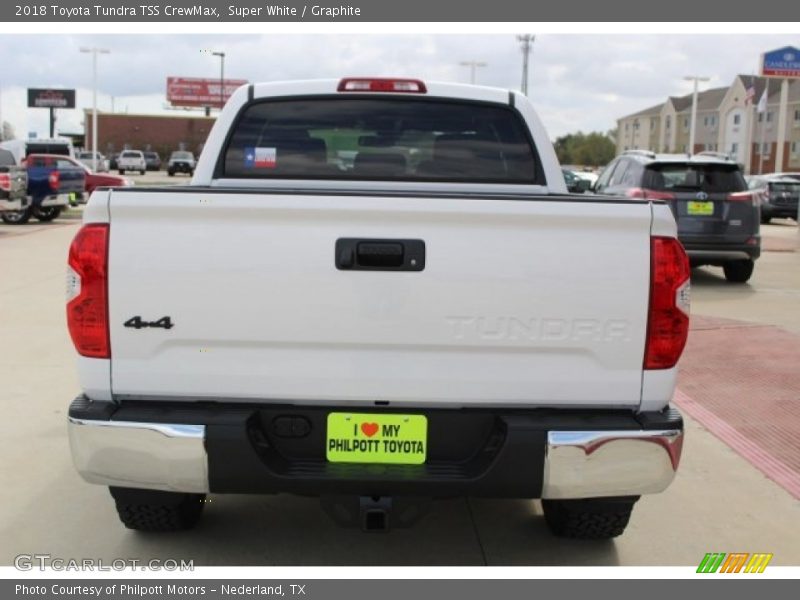 Super White / Graphite 2018 Toyota Tundra TSS CrewMax