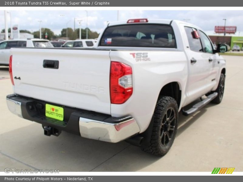 Super White / Graphite 2018 Toyota Tundra TSS CrewMax