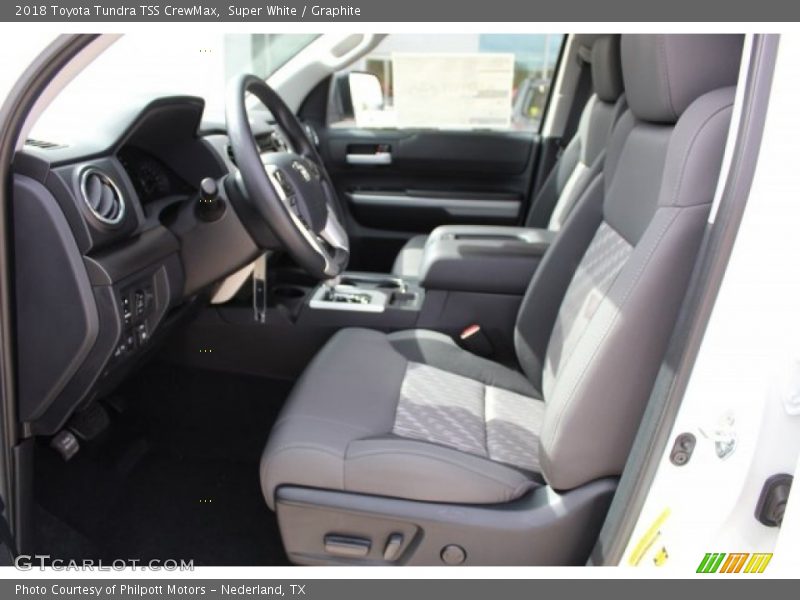 Super White / Graphite 2018 Toyota Tundra TSS CrewMax