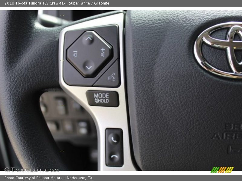Super White / Graphite 2018 Toyota Tundra TSS CrewMax