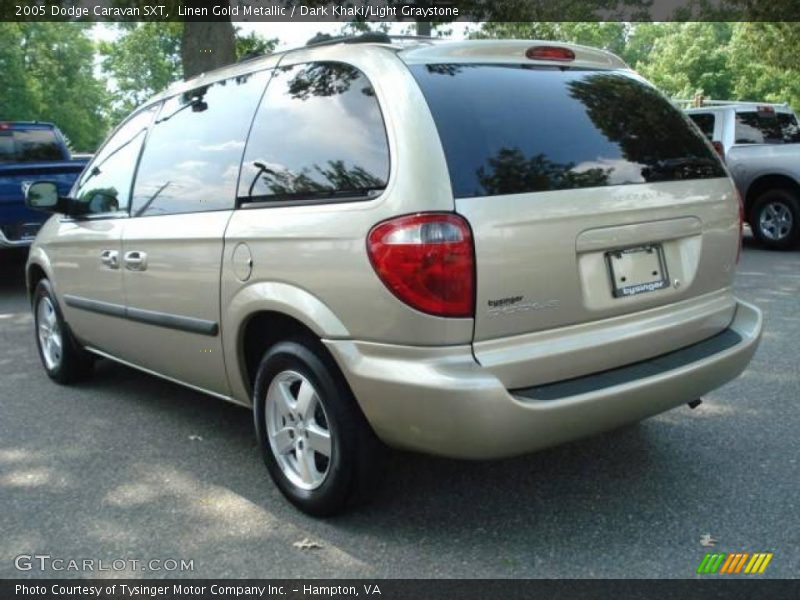Linen Gold Metallic / Dark Khaki/Light Graystone 2005 Dodge Caravan SXT