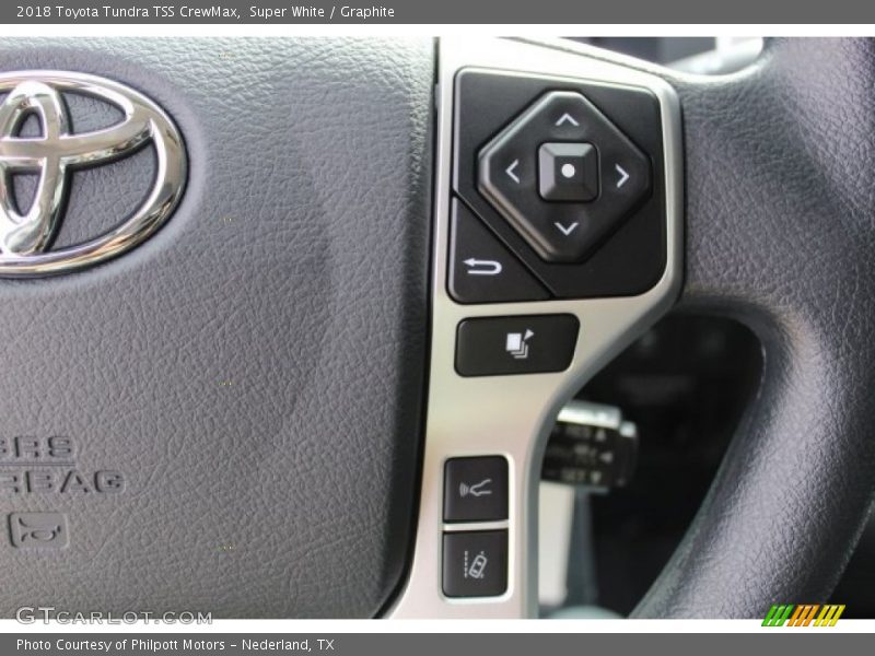 Super White / Graphite 2018 Toyota Tundra TSS CrewMax