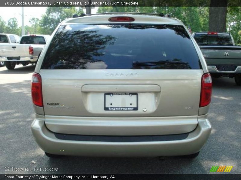 Linen Gold Metallic / Dark Khaki/Light Graystone 2005 Dodge Caravan SXT