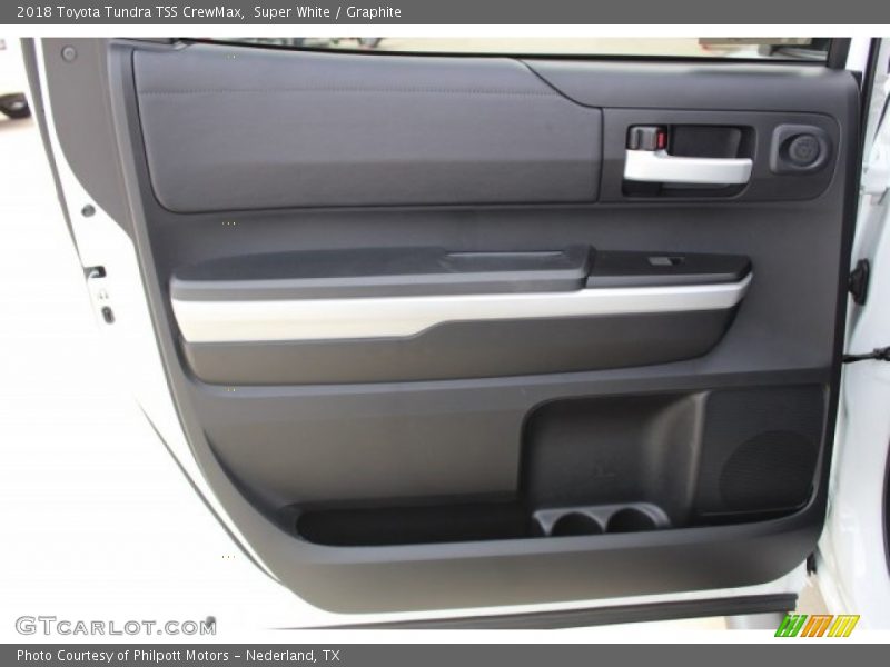Super White / Graphite 2018 Toyota Tundra TSS CrewMax