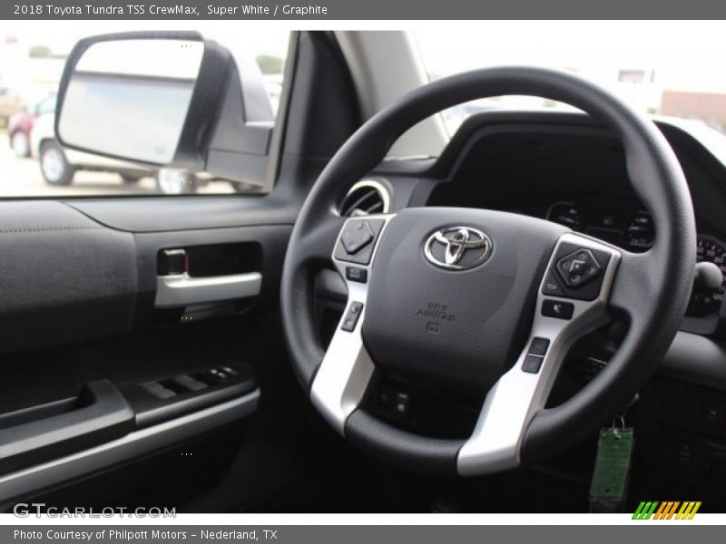 Super White / Graphite 2018 Toyota Tundra TSS CrewMax
