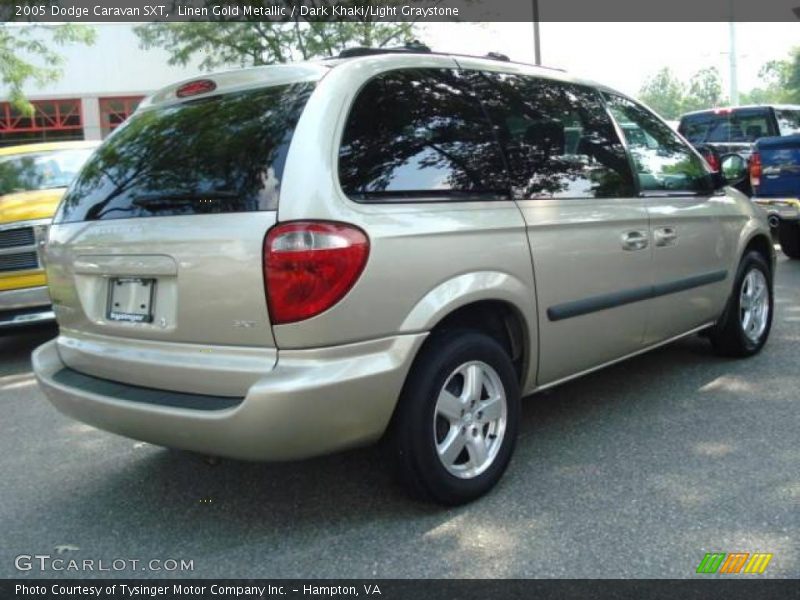 Linen Gold Metallic / Dark Khaki/Light Graystone 2005 Dodge Caravan SXT