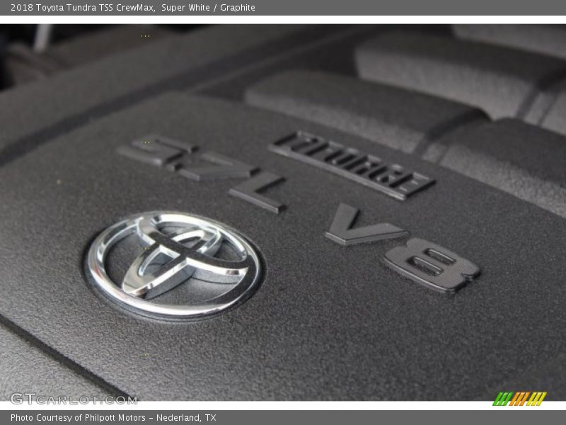 Super White / Graphite 2018 Toyota Tundra TSS CrewMax