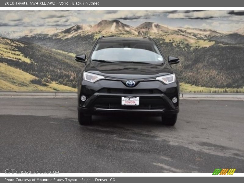 Black / Nutmeg 2018 Toyota RAV4 XLE AWD Hybrid