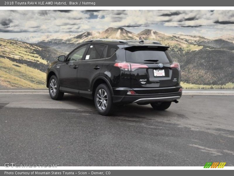 Black / Nutmeg 2018 Toyota RAV4 XLE AWD Hybrid