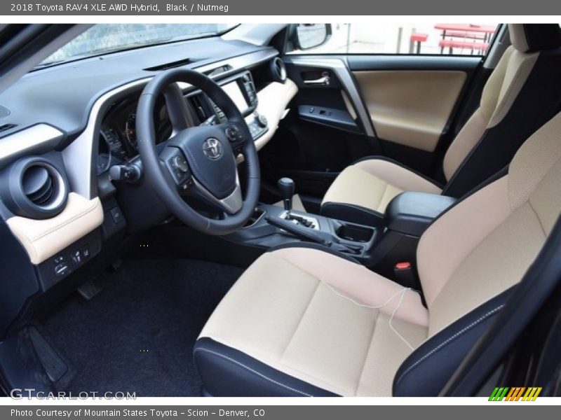 Black / Nutmeg 2018 Toyota RAV4 XLE AWD Hybrid