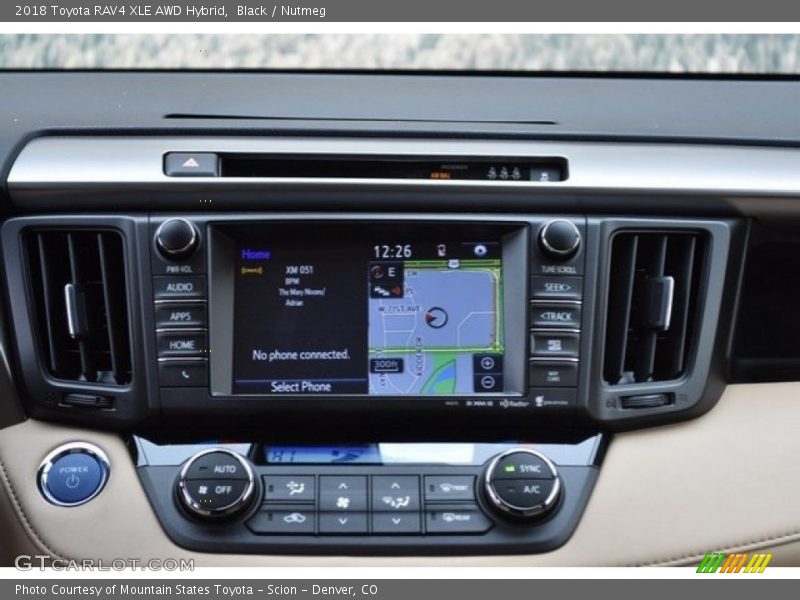 Black / Nutmeg 2018 Toyota RAV4 XLE AWD Hybrid