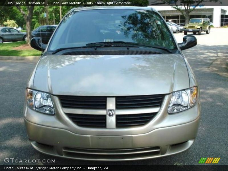Linen Gold Metallic / Dark Khaki/Light Graystone 2005 Dodge Caravan SXT