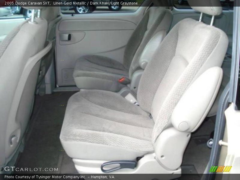 Linen Gold Metallic / Dark Khaki/Light Graystone 2005 Dodge Caravan SXT