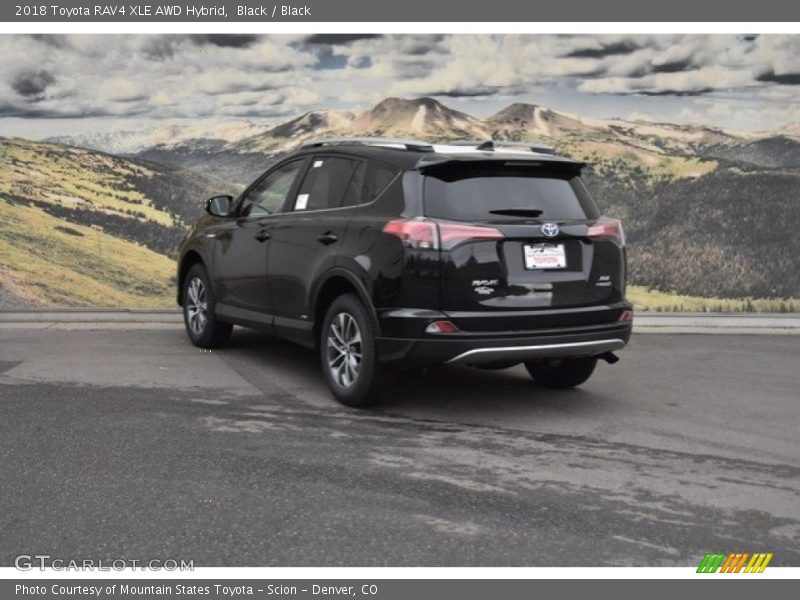 Black / Black 2018 Toyota RAV4 XLE AWD Hybrid