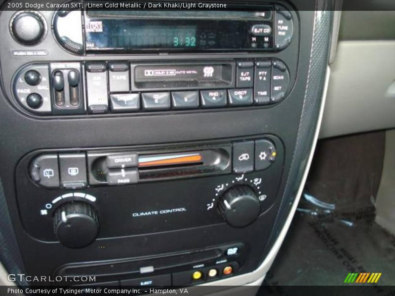 Linen Gold Metallic / Dark Khaki/Light Graystone 2005 Dodge Caravan SXT