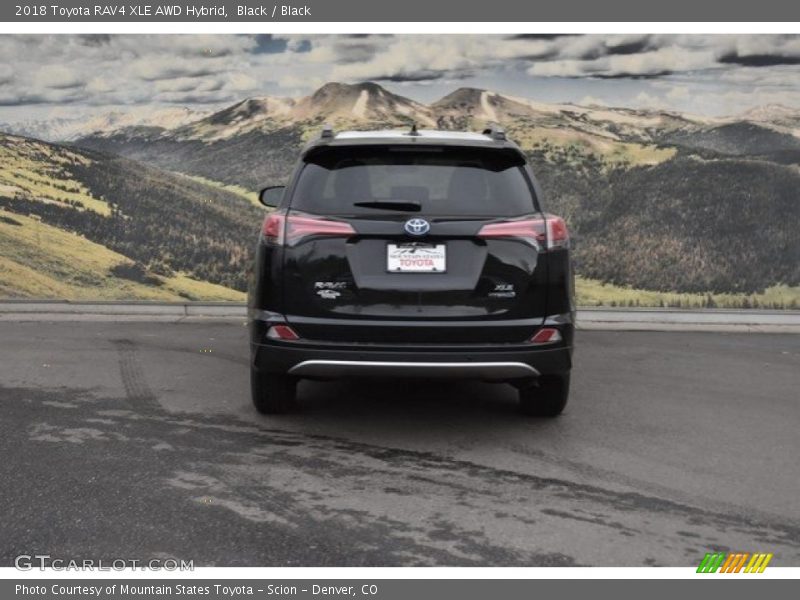 Black / Black 2018 Toyota RAV4 XLE AWD Hybrid