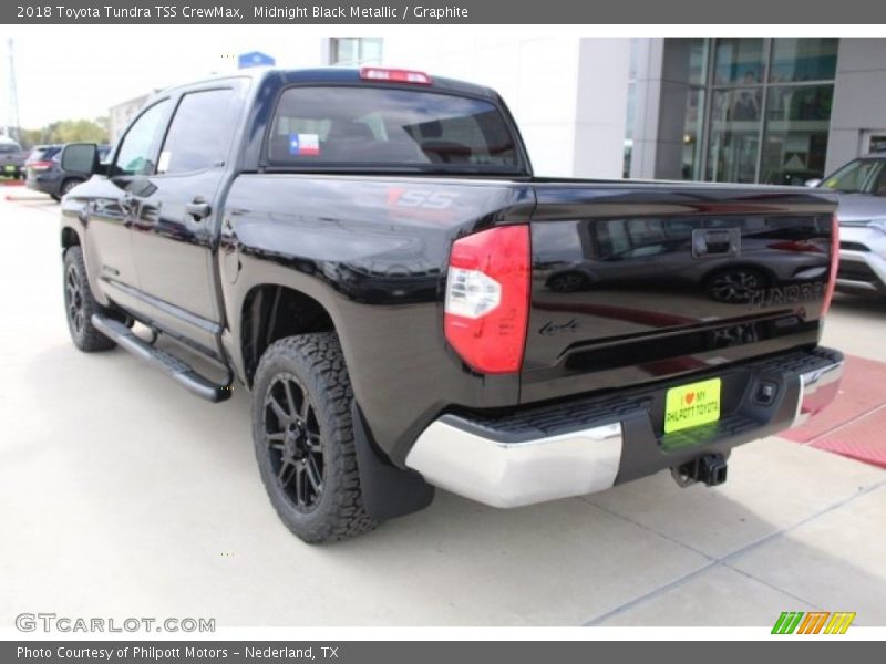 Midnight Black Metallic / Graphite 2018 Toyota Tundra TSS CrewMax