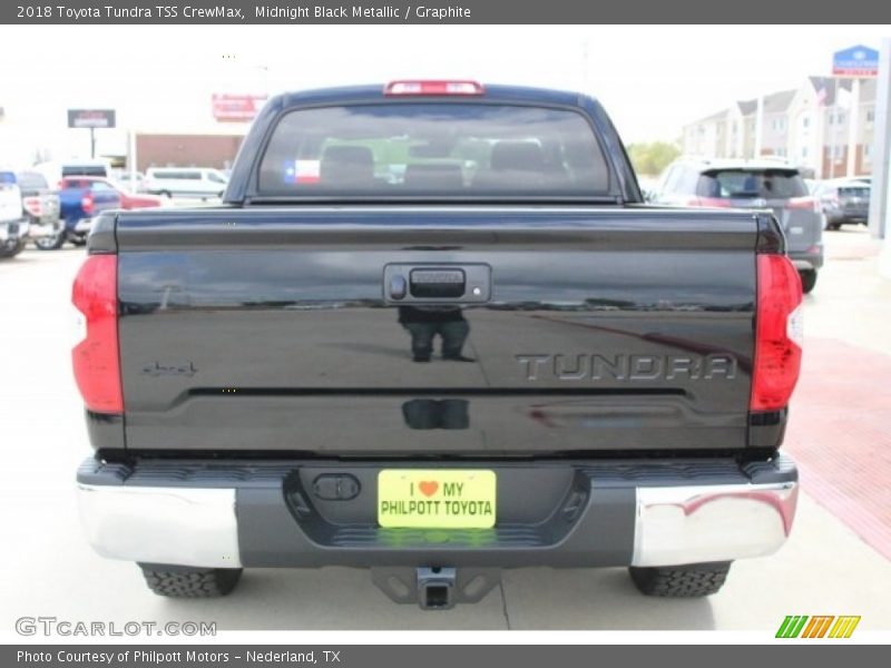 Midnight Black Metallic / Graphite 2018 Toyota Tundra TSS CrewMax