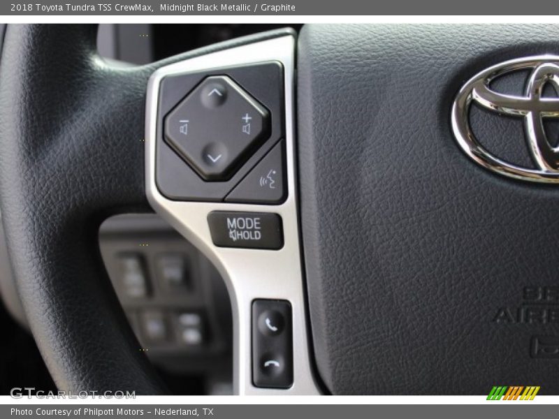 Midnight Black Metallic / Graphite 2018 Toyota Tundra TSS CrewMax
