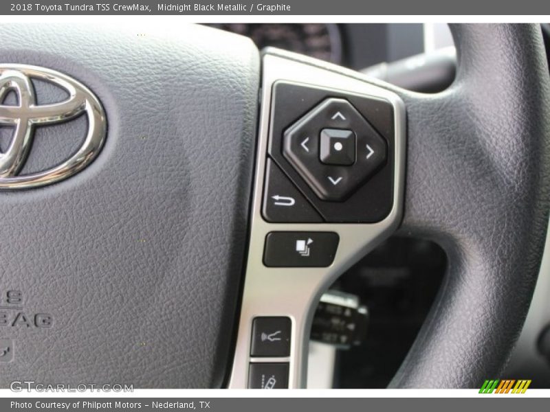 Midnight Black Metallic / Graphite 2018 Toyota Tundra TSS CrewMax