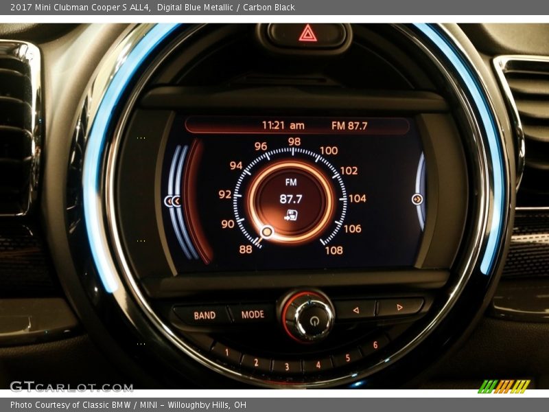 Digital Blue Metallic / Carbon Black 2017 Mini Clubman Cooper S ALL4