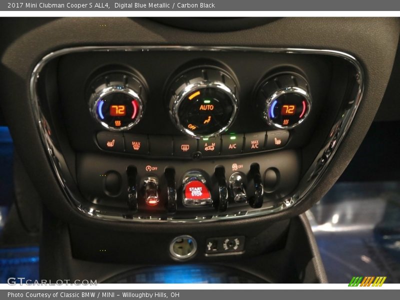 Digital Blue Metallic / Carbon Black 2017 Mini Clubman Cooper S ALL4