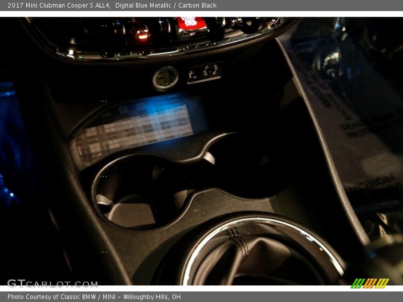 Digital Blue Metallic / Carbon Black 2017 Mini Clubman Cooper S ALL4