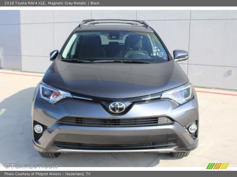 Magnetic Gray Metallic / Black 2018 Toyota RAV4 XLE