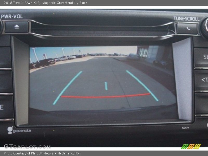 Magnetic Gray Metallic / Black 2018 Toyota RAV4 XLE