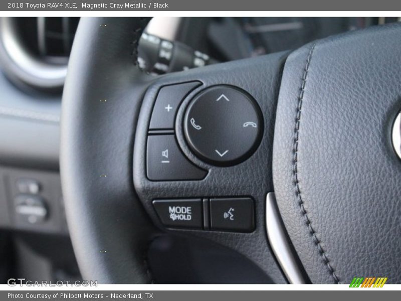 Magnetic Gray Metallic / Black 2018 Toyota RAV4 XLE