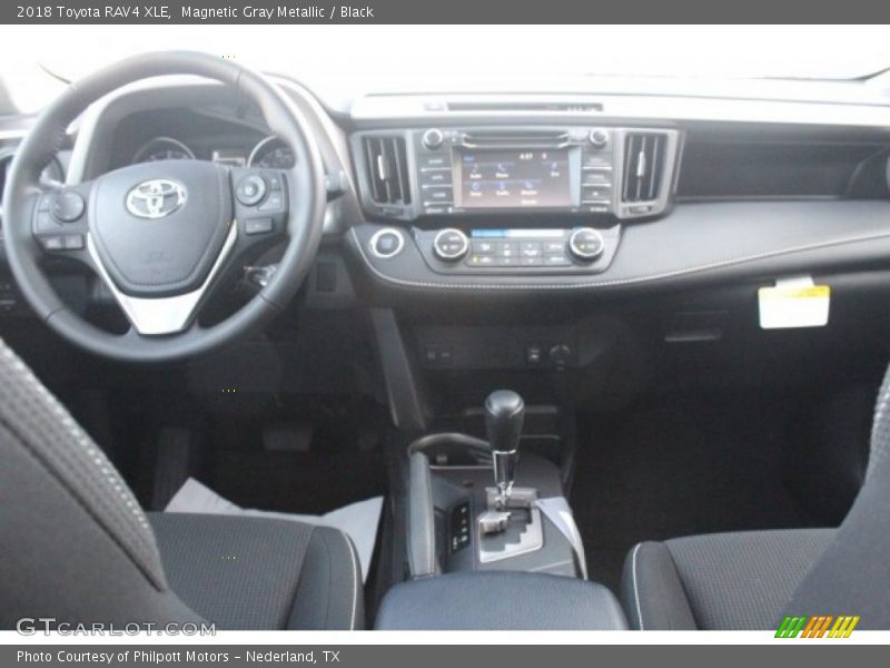 Magnetic Gray Metallic / Black 2018 Toyota RAV4 XLE