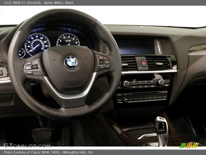Alpine White / Black 2015 BMW X3 xDrive28i