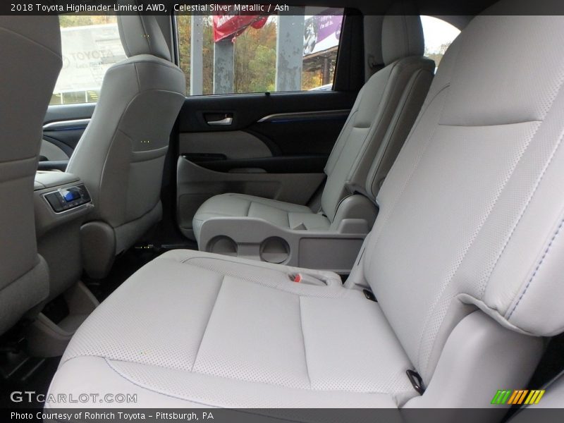 Celestial Silver Metallic / Ash 2018 Toyota Highlander Limited AWD