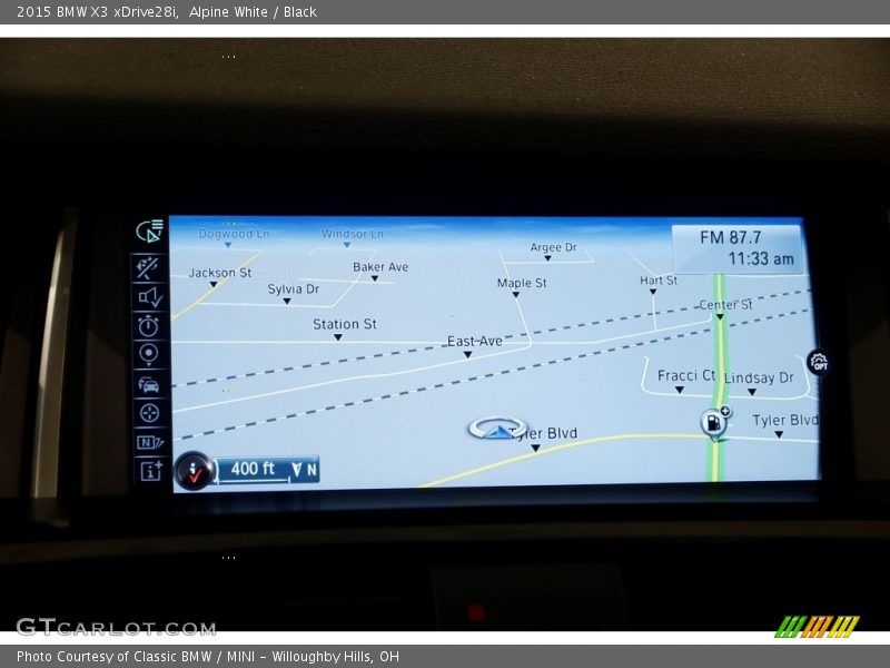 Alpine White / Black 2015 BMW X3 xDrive28i