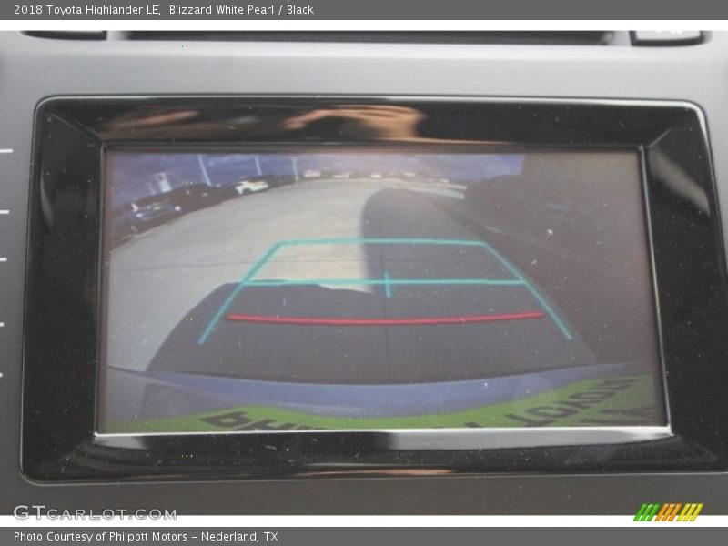 Blizzard White Pearl / Black 2018 Toyota Highlander LE