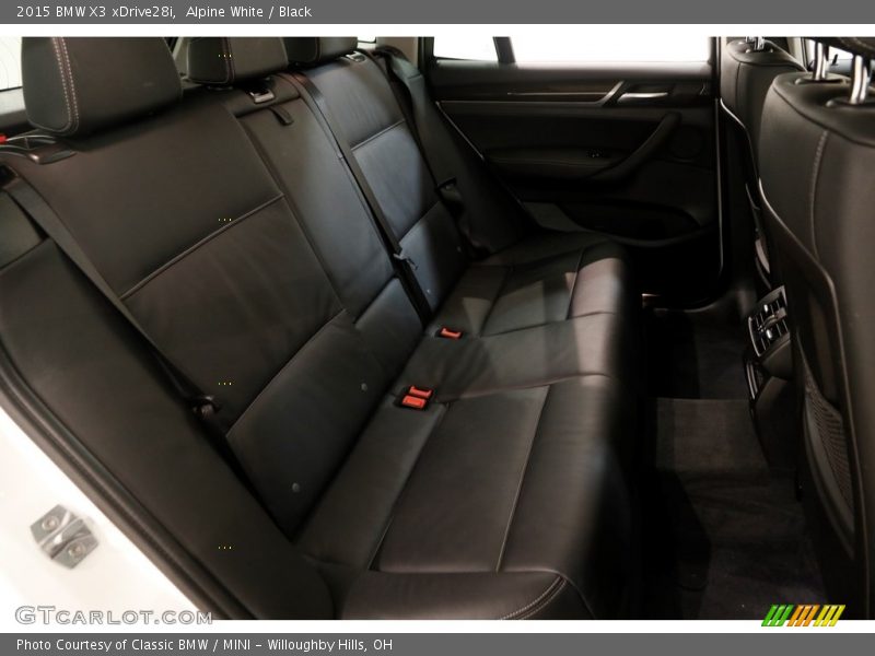 Alpine White / Black 2015 BMW X3 xDrive28i