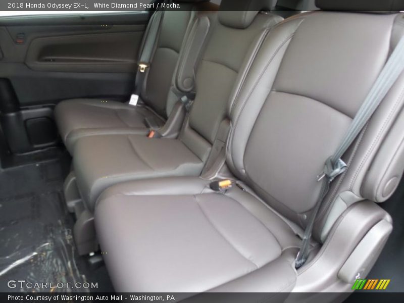 White Diamond Pearl / Mocha 2018 Honda Odyssey EX-L