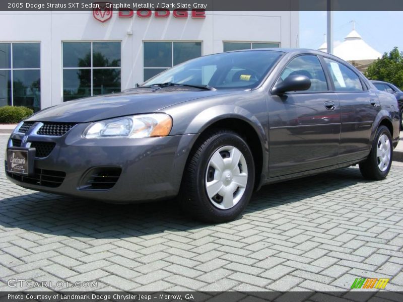 Graphite Metallic / Dark Slate Gray 2005 Dodge Stratus SXT Sedan