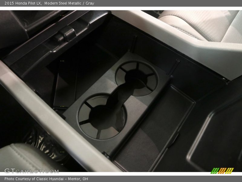 Modern Steel Metallic / Gray 2015 Honda Pilot LX